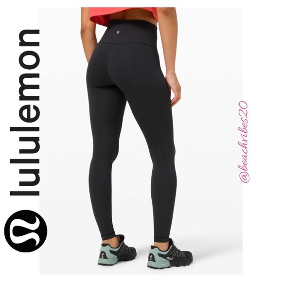 LULULEMON ATHLETICA Wunder Train High-Rise Tight 28" Black 14 NWOT - Picture 3 of 5